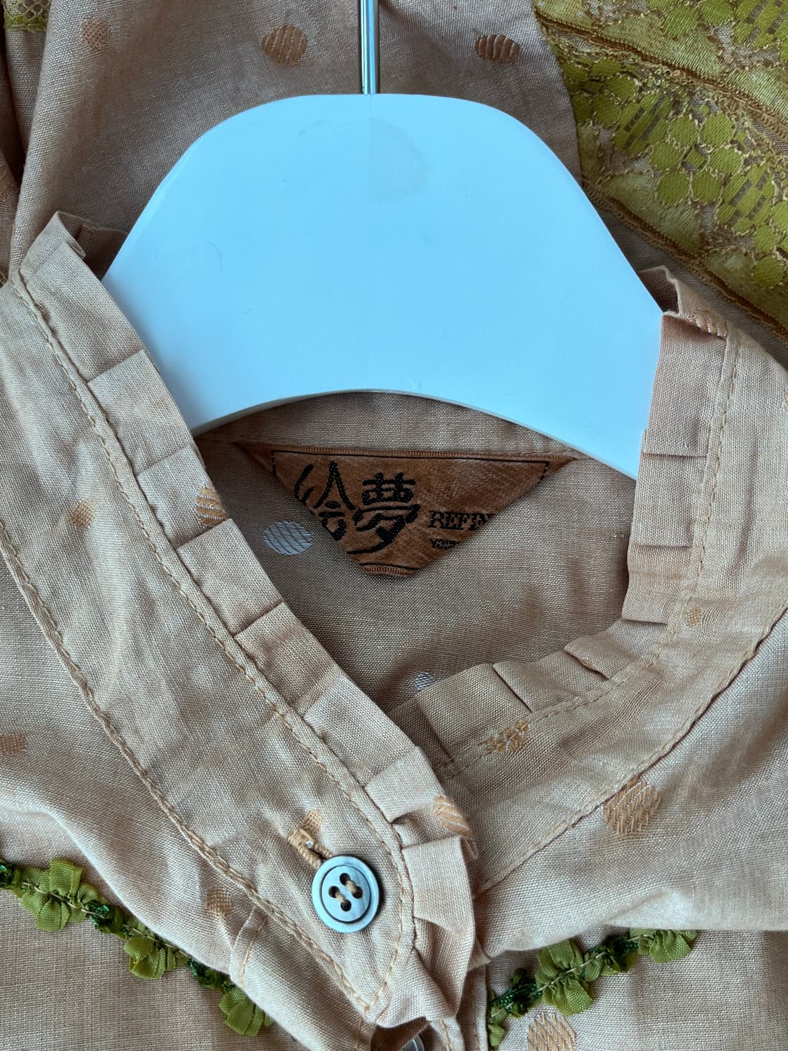 브라운 숲소녀룩 셔츠 원피스 상품이미지6