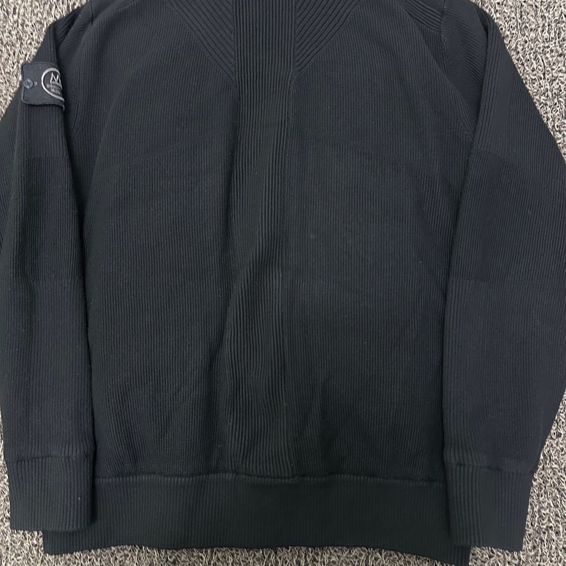 장미쉘바스키아 남성 골프웨어 니트 집업 블랙 95사이즈 상품이미지5