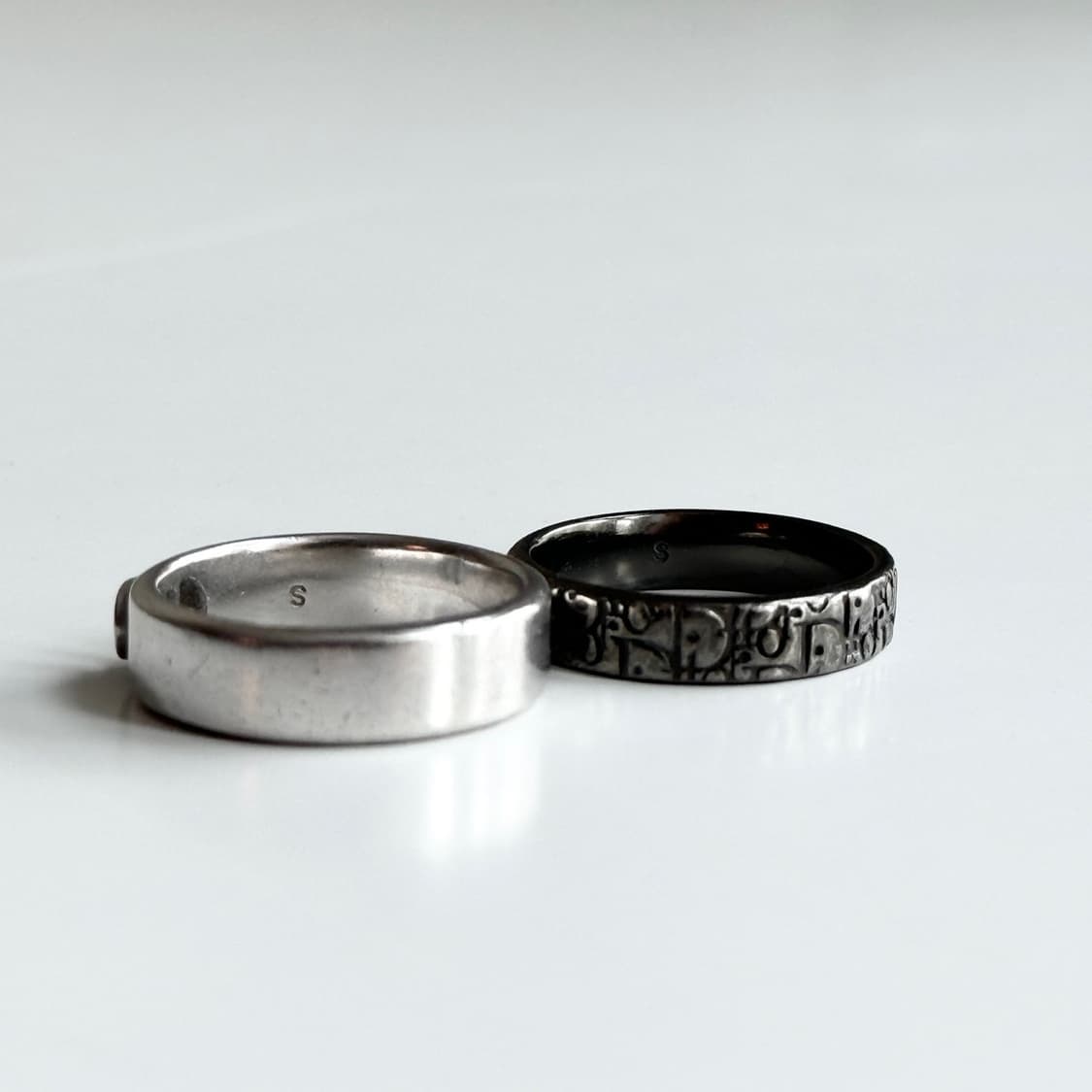 (S) 24FW 디올 반지 남성용 Dior Oblique 반지 세트 상품이미지8