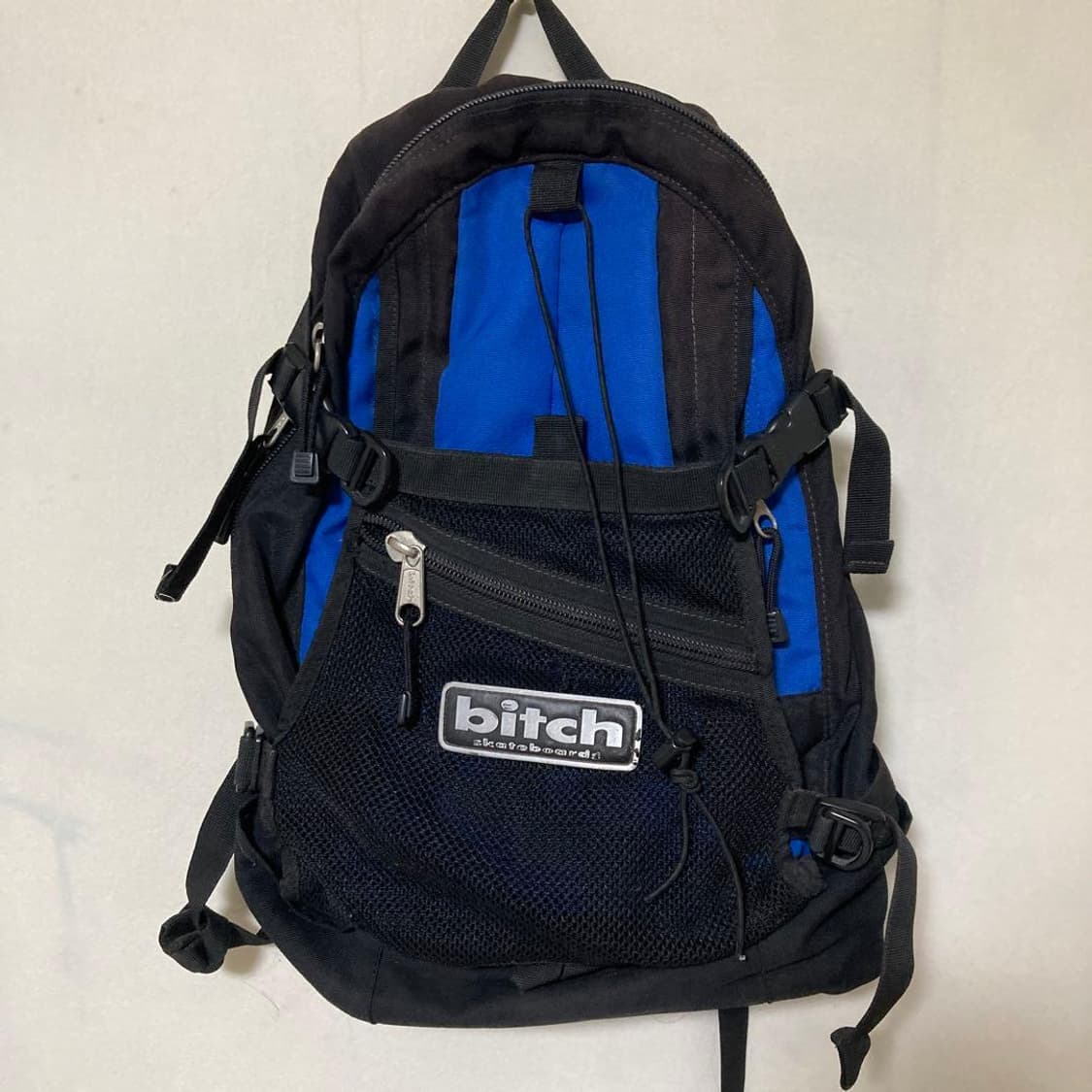 90s 비치 스케이트보드 빈티지 로고 테크니컬 백팩 상품이미지1