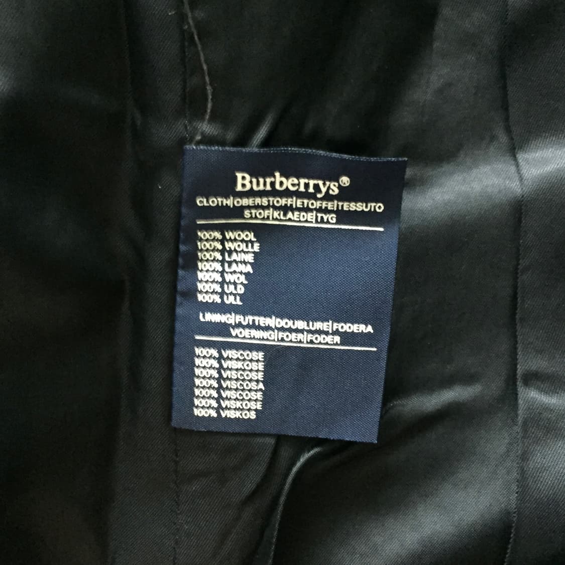 80s 버버리 트위드 발마칸 코트 상품이미지5