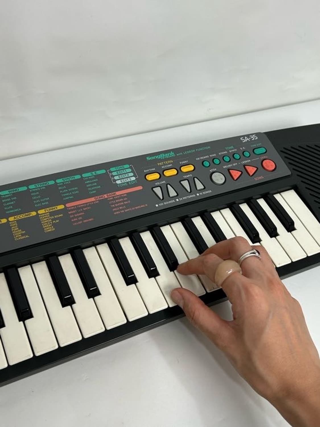 CASIO SA-35 빈티지 포터블 키보드  상품이미지6