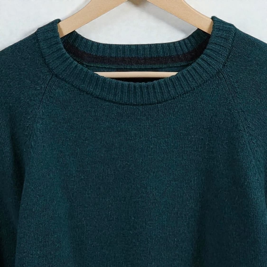 110)바나나리퍼블릭 메리노울 니트 그린 상품이미지2