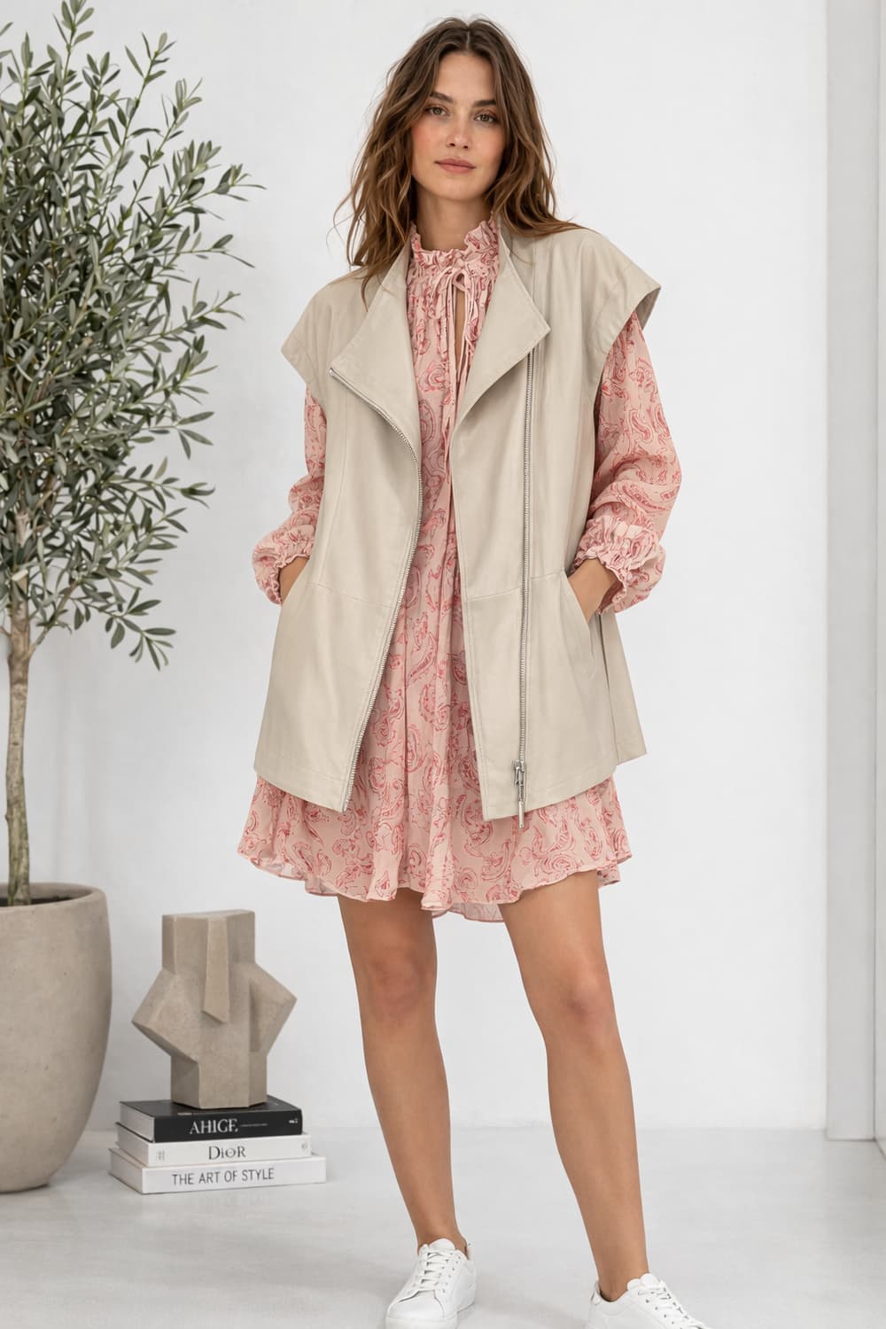 미샤 양가죽 집업 베스트 상품이미지1