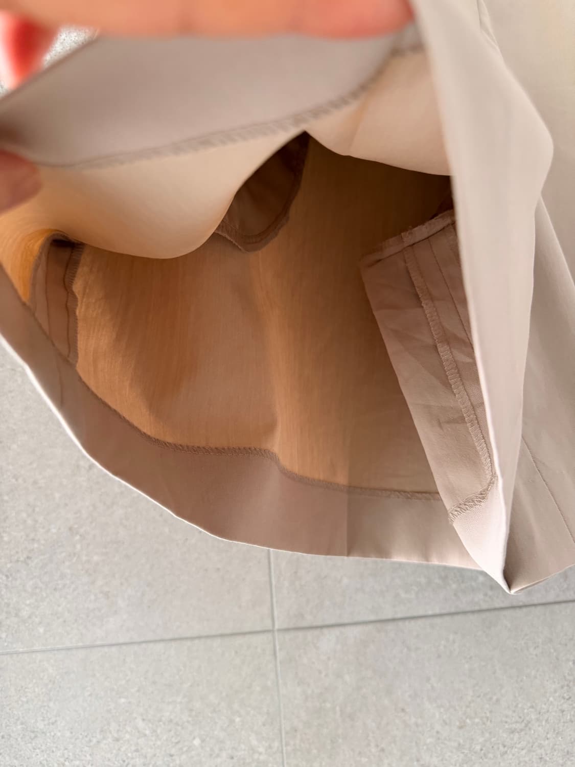 엘르 골프 여성 반바지 와이드 베이지 상품이미지2