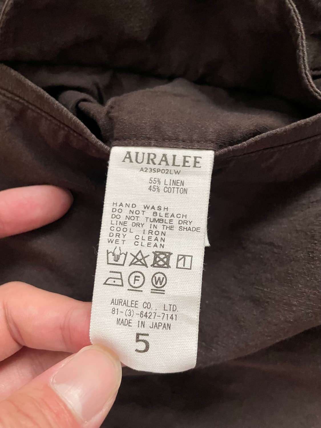 오라리 린넨 필드팬츠 상품이미지5