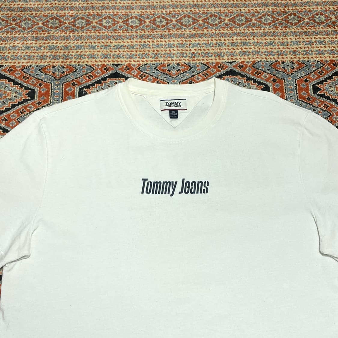 타미진스 스펠로고 백프린팅 화이트 반팔티셔츠 남성XXL 상품이미지2