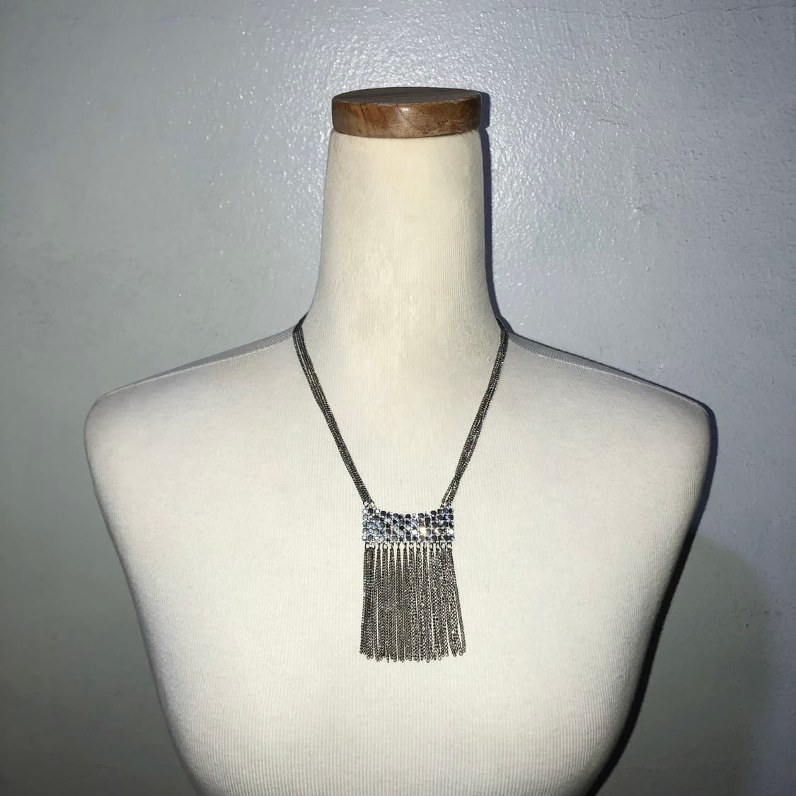빈티지 실버 태슬 목걸이 페어리 긱시크 오리엔탈 갸루 펑크 상품이미지2