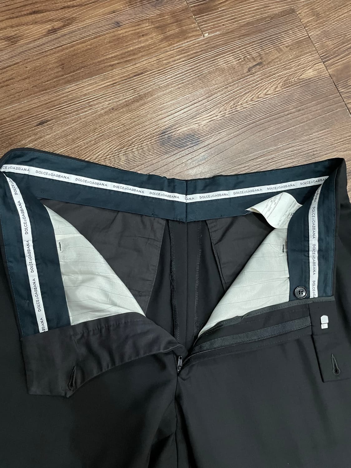 돌체앤가바나 D&G 이태리제 블랙 버진 울 트라우저 팬츠 슬랙스 상품이미지7