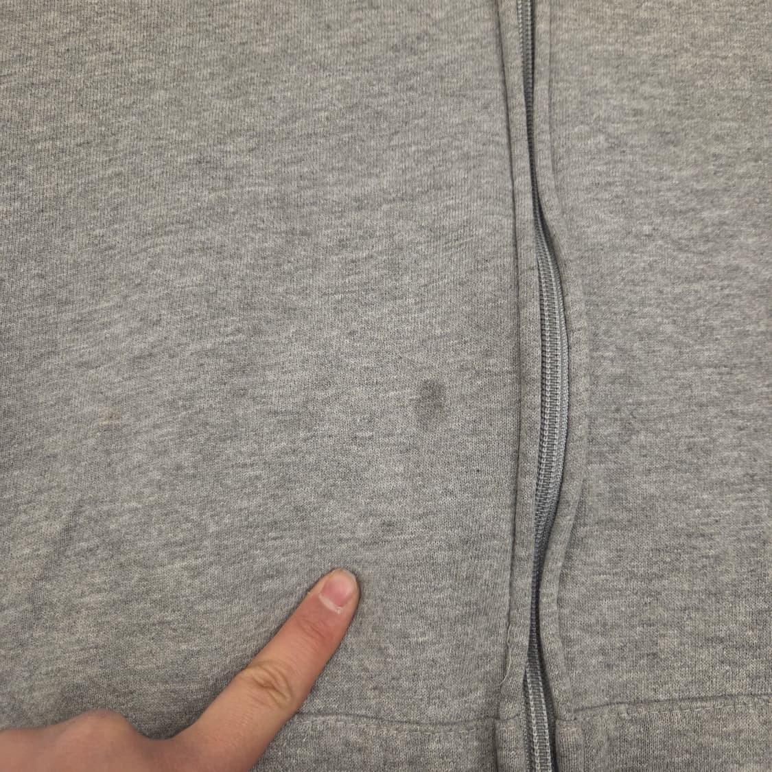 90s 빈티지 러셀 후드집업 그레이 XL 상품이미지6