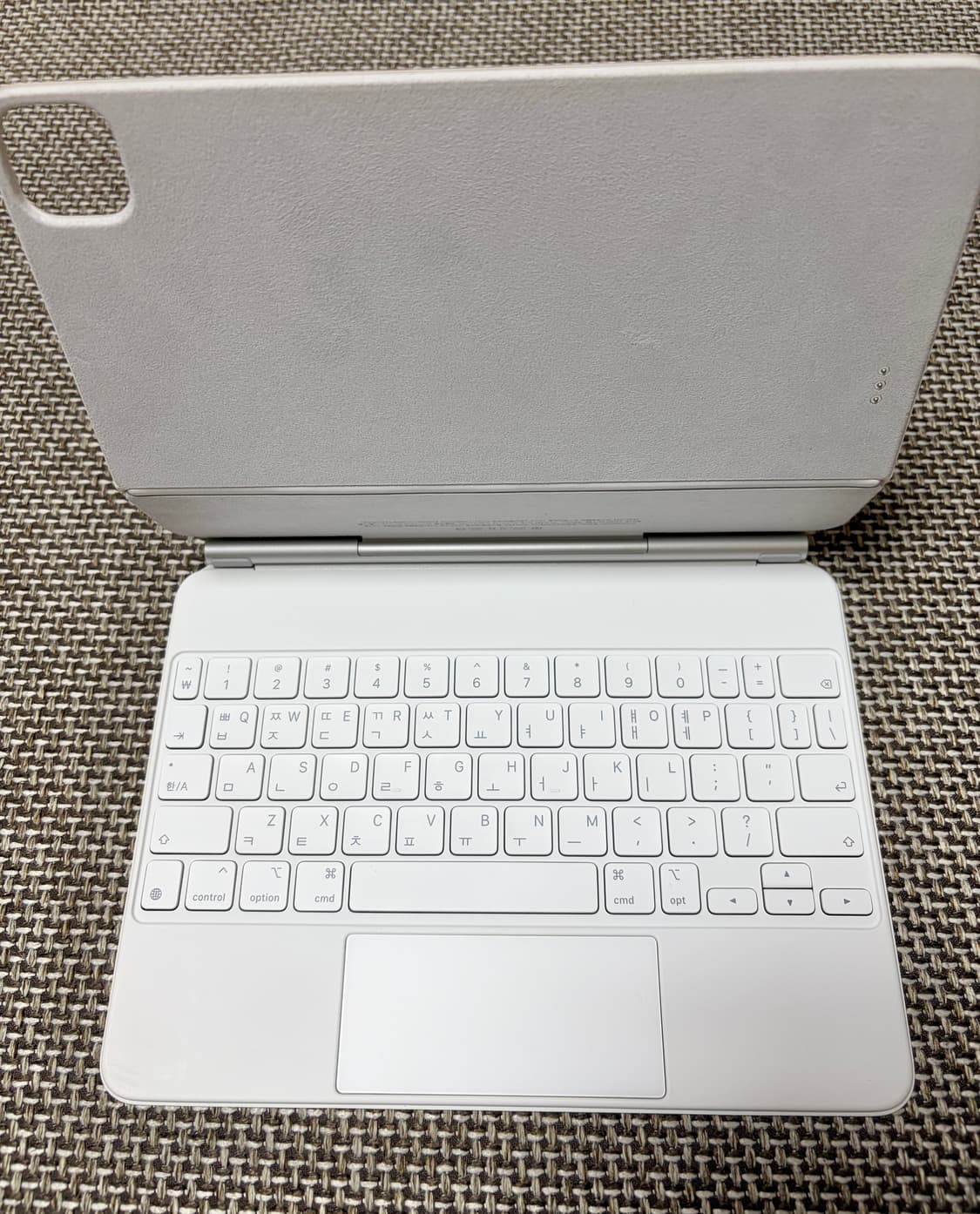 정품 애플 아이패드 매직키보드 화이트 상품이미지3