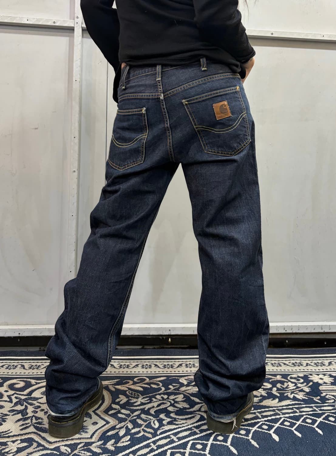 90s CARHARTT indigo denim pants 상품이미지1