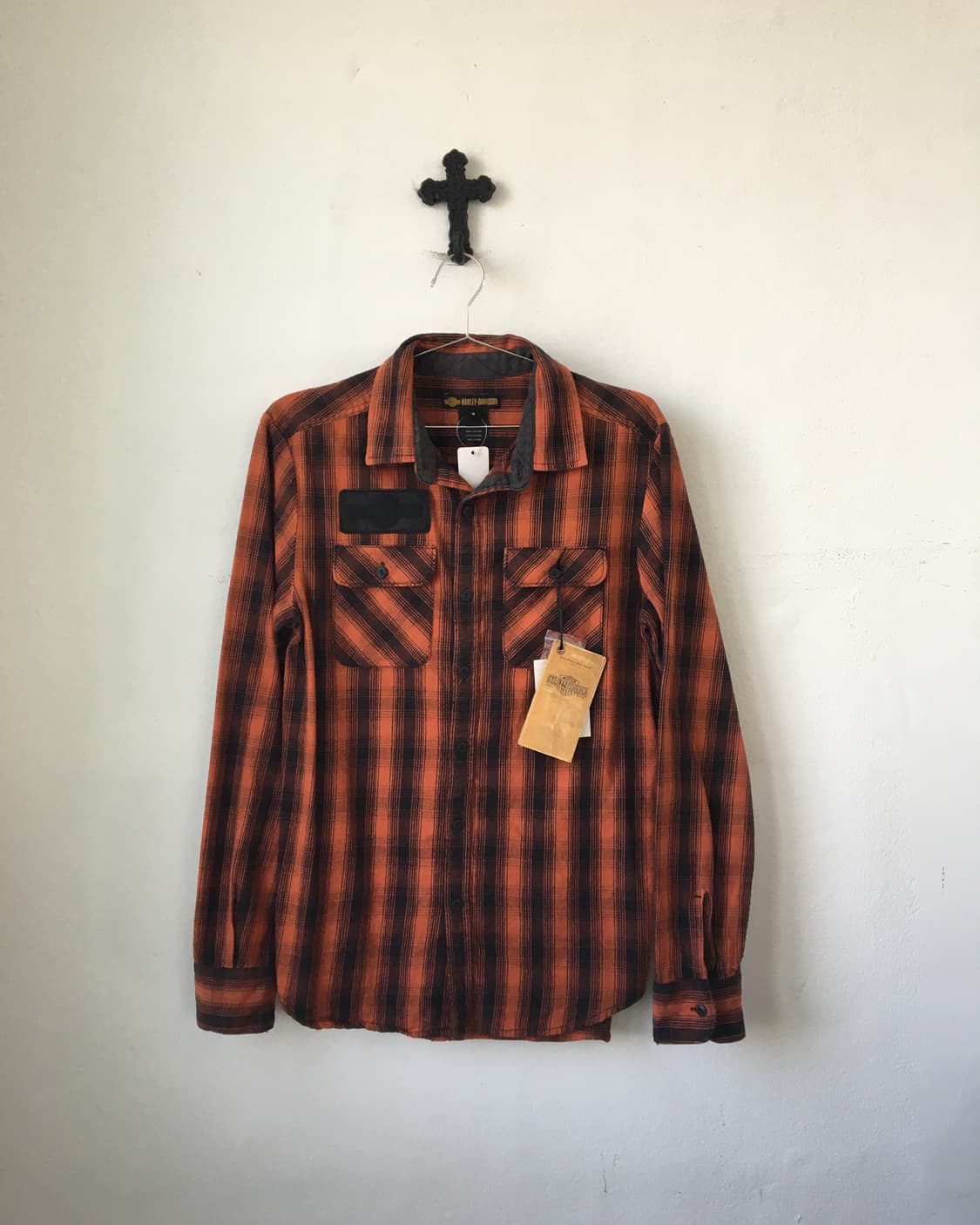 Harley Davidson check pattern shirt 상품이미지2