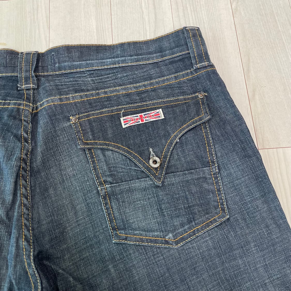 허드슨 다크블루 워싱 데님 40인치 (Made in USA) 상품이미지8