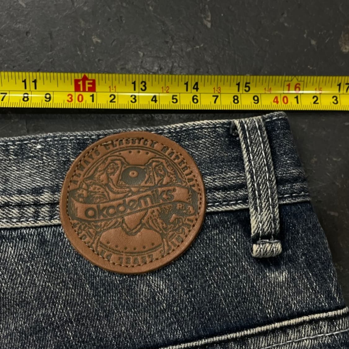 32 아카데믹스 Y2K 데님팬츠  상품이미지8