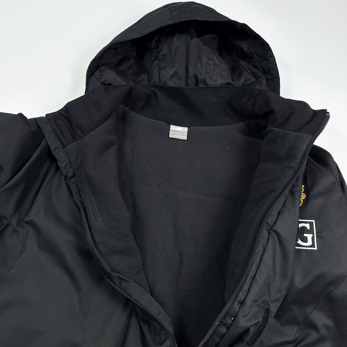 나이키 맨유 올드스쿨 패딩 점퍼 블랙 실측L 상품이미지8