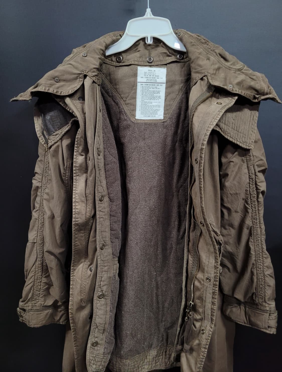 g.o.a 하이넥 피쉬테일 개파카자켓 (이너포함) 상품이미지5