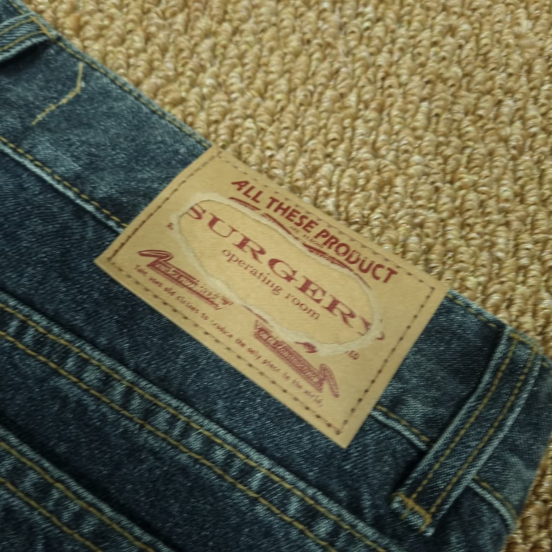 써저리 윤슬 롱 더블 진 블루 상품이미지6