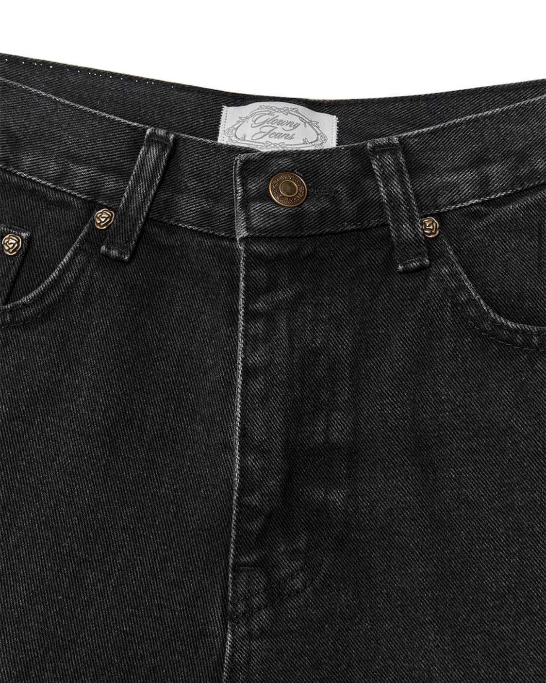 글로니 93 MID-RISE LOOSE FIT JEANS (BLACK) 상품이미지4