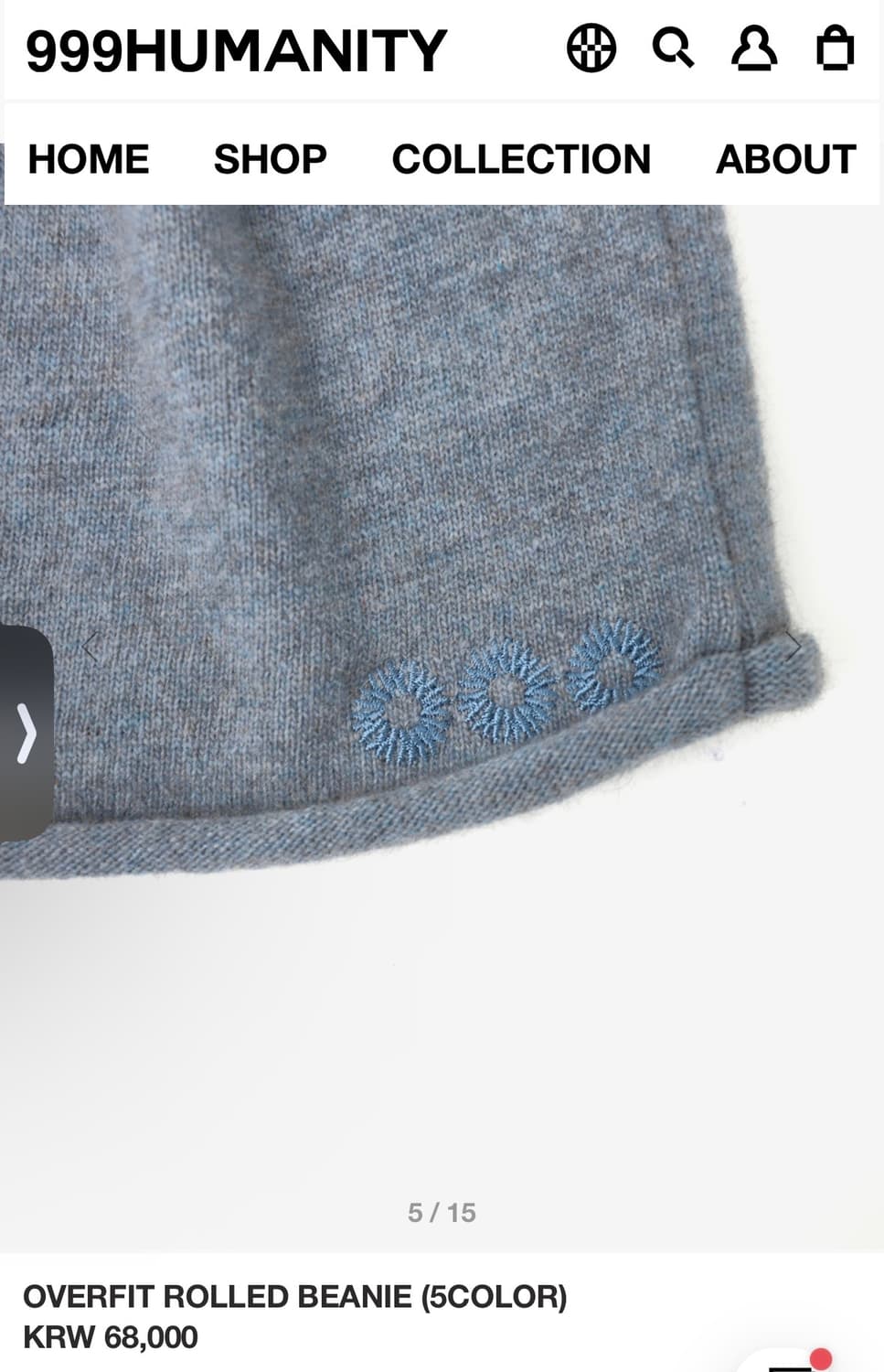 999휴머니티 롤비니 인디블루 상품이미지2