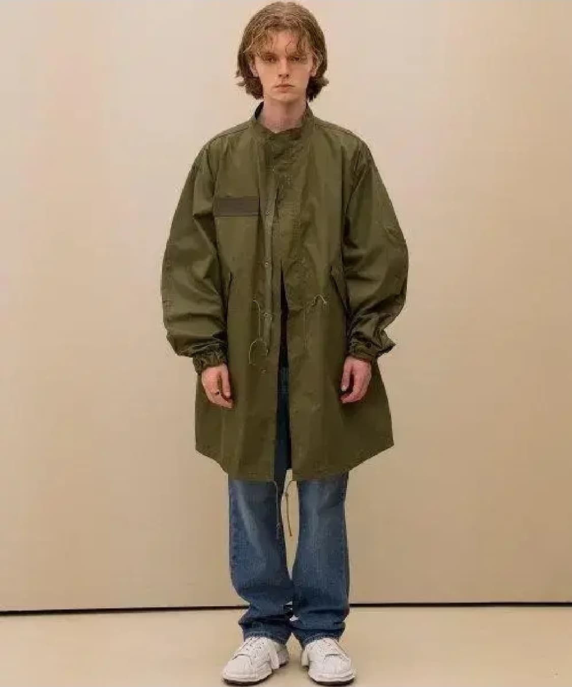 시그니쳐 M65 피시테일 누빔 패딩 내피 야상 M 상품이미지3