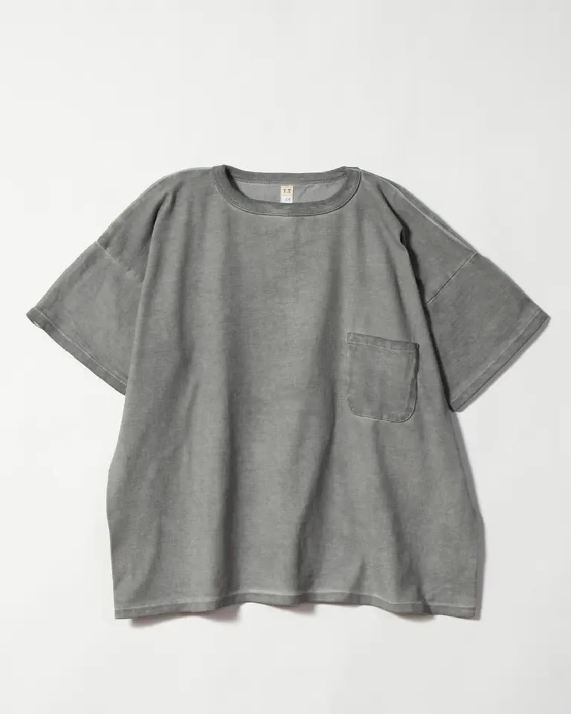 [40]타이가 타카하시 LOT.601 반팔 티셔츠 CHARCOAL DYE 상품이미지1
