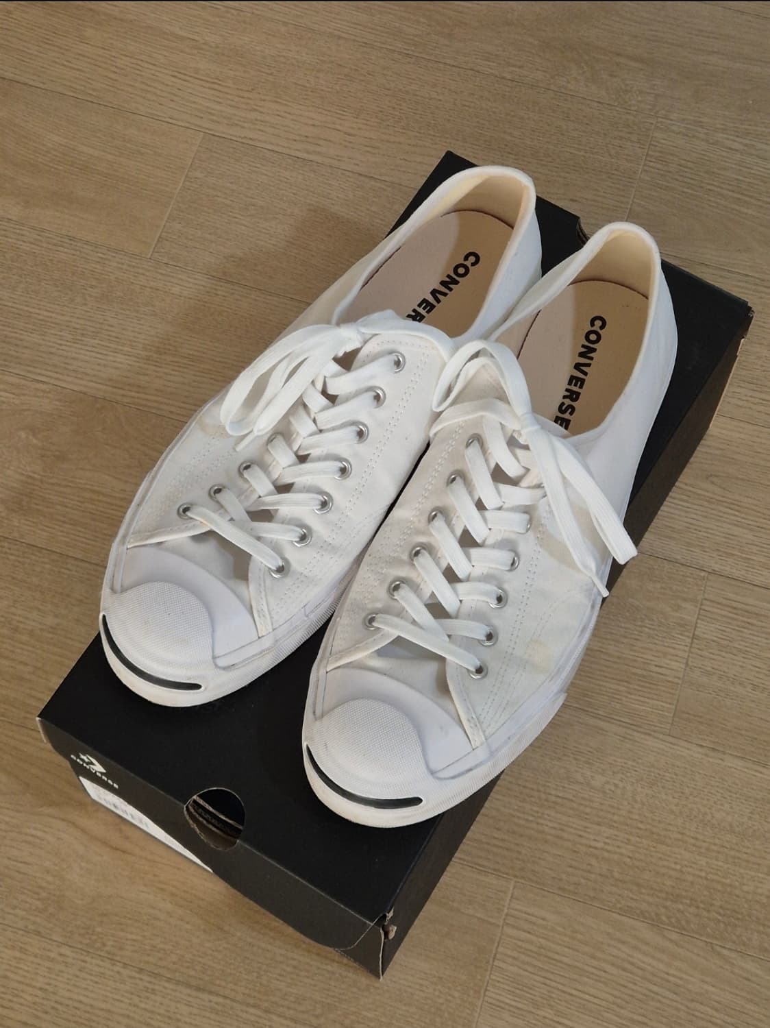 컨버스 잭퍼셀 화이트색상 290사이즈 상품이미지1