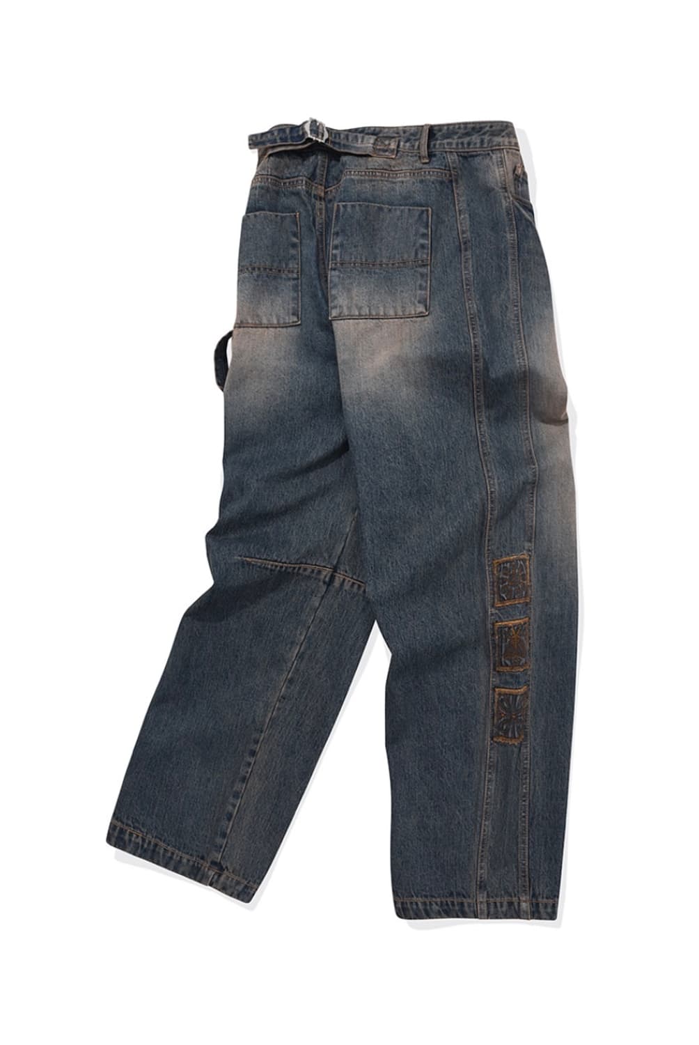 카락터 Vintage Emblem  데님 팬츠 상품이미지3