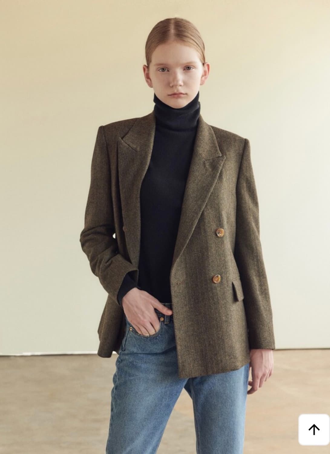 닐바이피 헤링본 더블자켓 상품이미지3