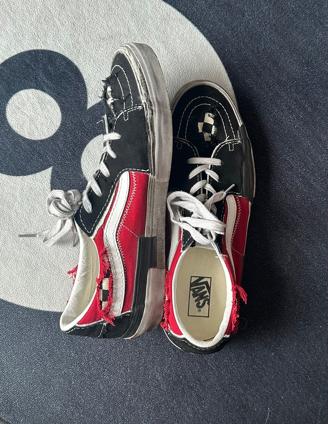 반스 스케이트 리컨스트럭트 블랙 레드 상품이미지4