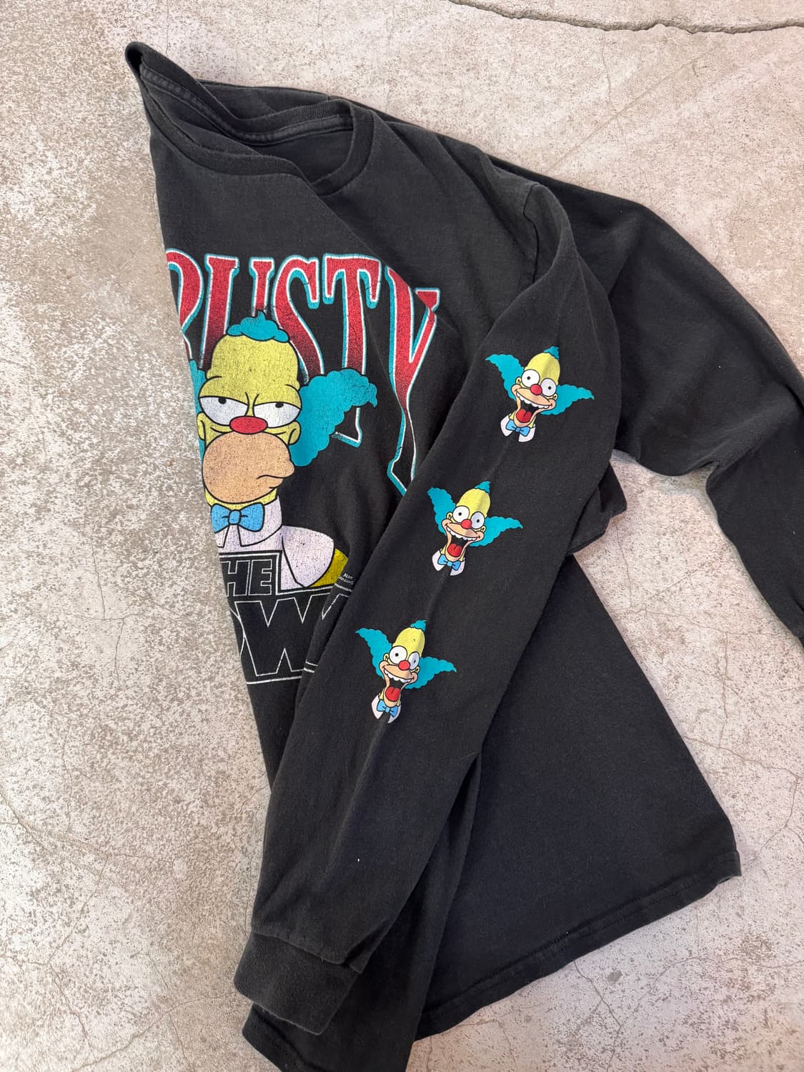심슨 Krusty 롱슬리브 티셔츠 상품이미지5