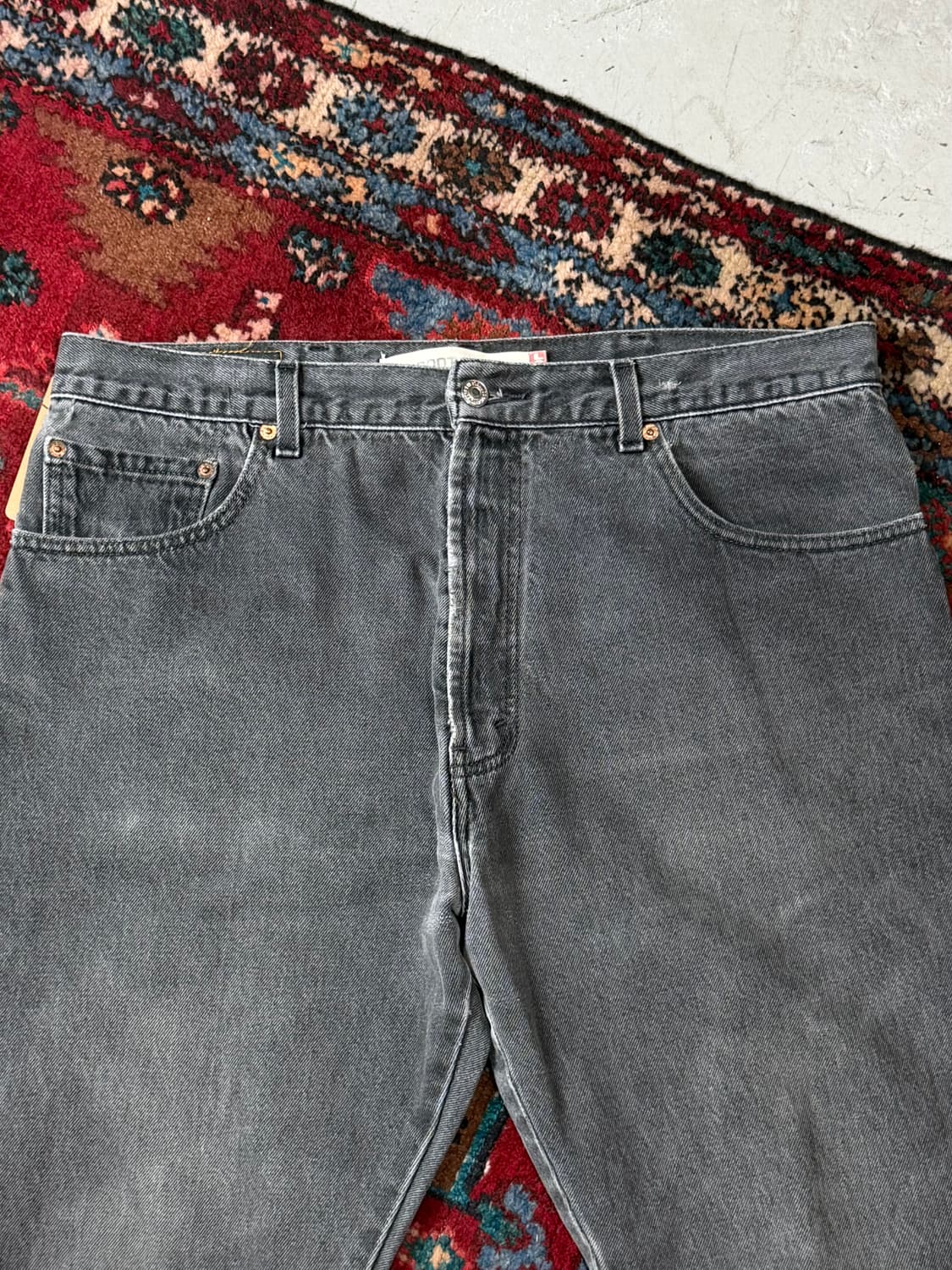 00's 빈티지 리바이스 517 블랙 부츠컷 플레어진 상품이미지5