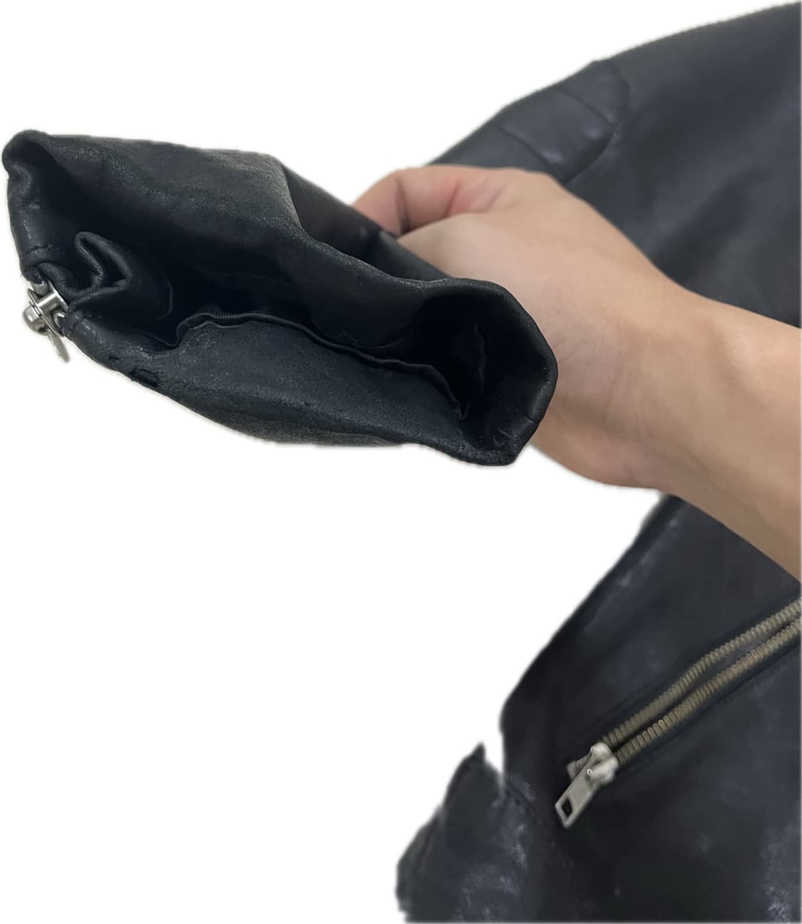 검정 가죽 자켓 상품이미지4