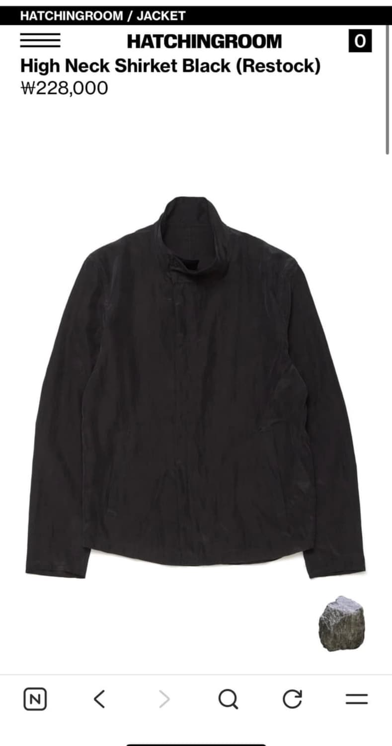 해칭룸High Neck Shirket Black(3) 상품이미지1