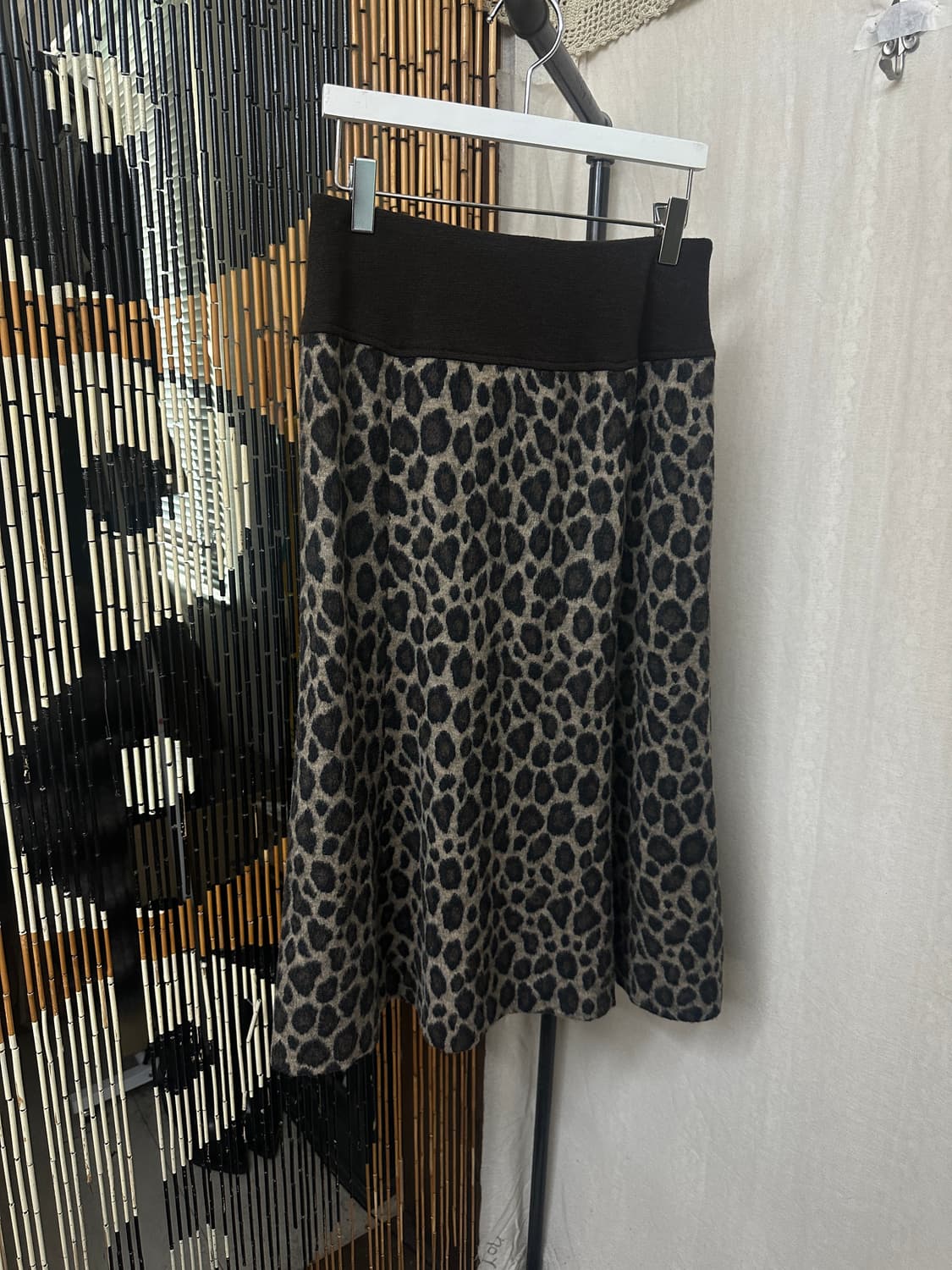 vivien leopard knit skirt 상품이미지2