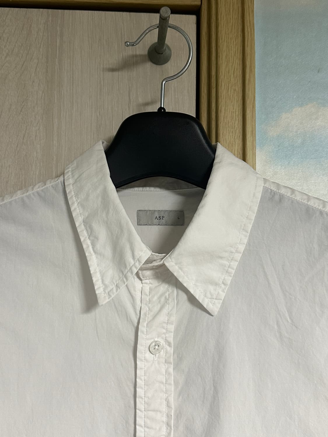 (L) 애습 스테디 셔츠 - 퓨어 화이트 상품이미지4