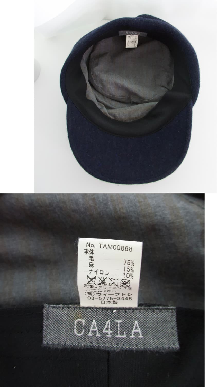 CA4LA 카시라 드레이프 캡 상품이미지9