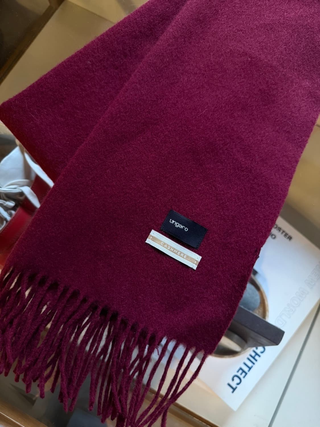 웅가로 캐시미어 머플러 상품이미지10