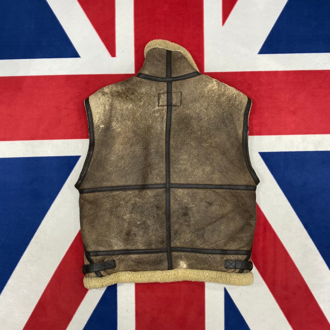 B-3 무스탕 베스트 L  상품이미지5