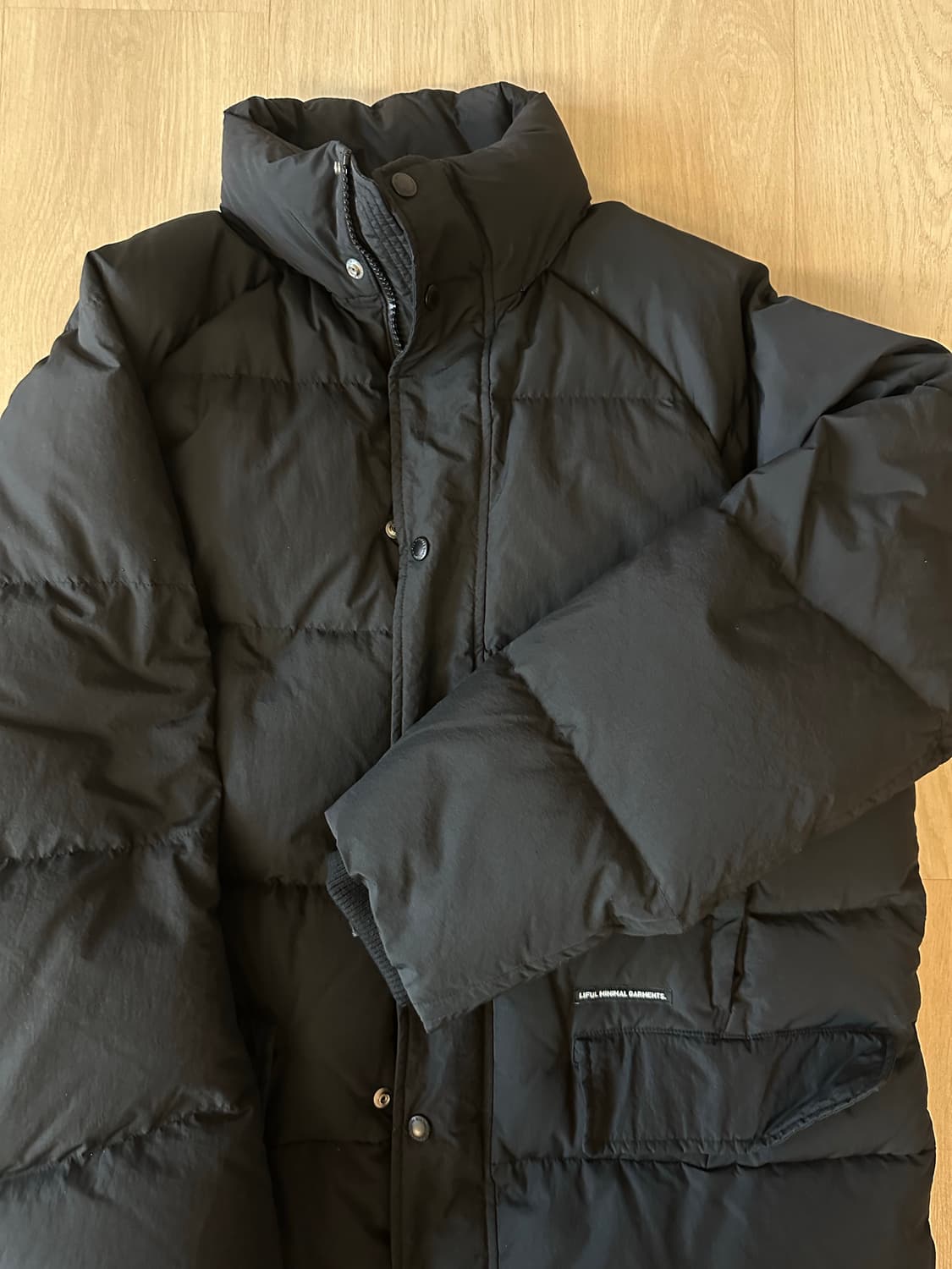 LIFUL MINIMAL GARMENTS 롱패딩 블랙 L 상품이미지2