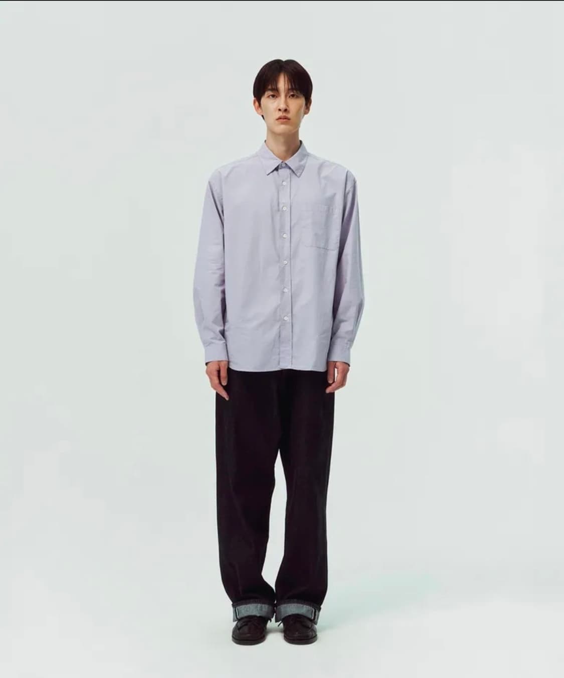 블랭크룸 필드데이 셔츠 퍼플블루 2 상품이미지4