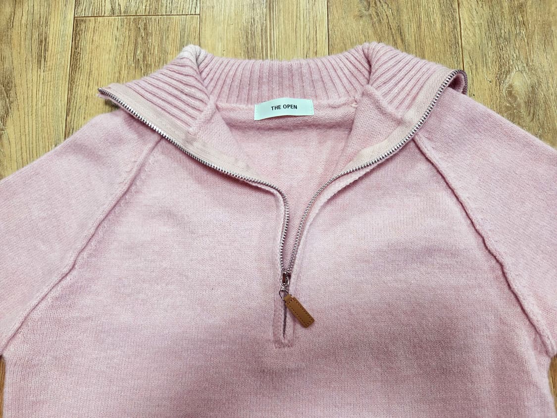 더오픈(THE OPEN) 반집업 니트원피스 55-66 새상품 상품이미지3