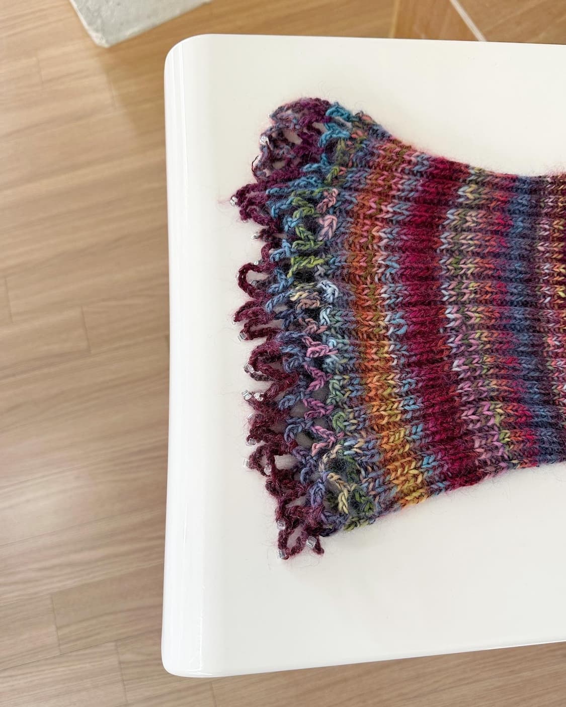 vtg 멀티컬러 넥 머플러  상품이미지3