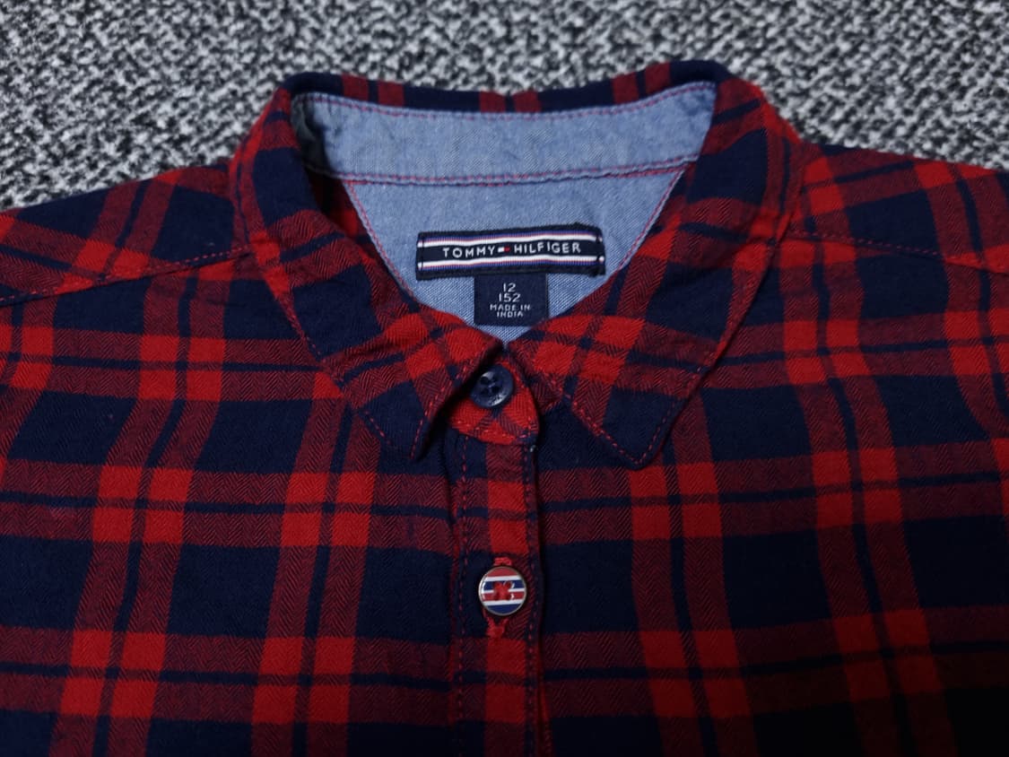 [무료배송][150]타미힐피거 키즈 체크 셔츠 원피스 상품이미지5