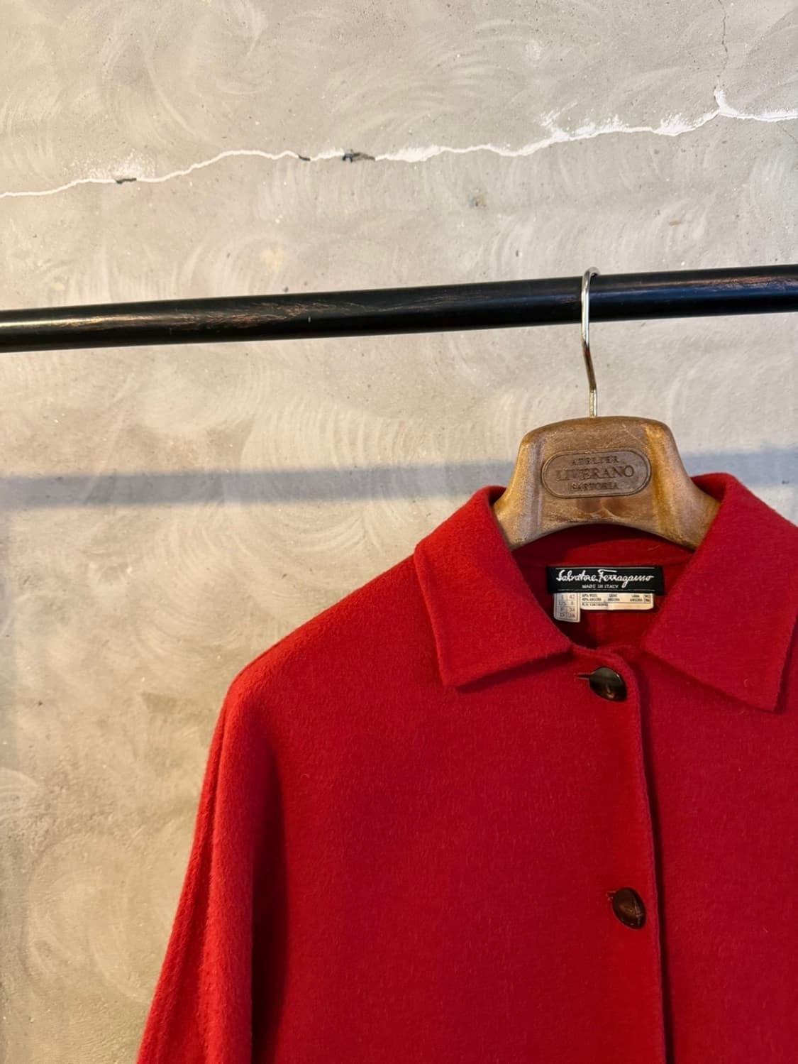 살바토레 페라가모 앙고라 코트 55~66 상품이미지2