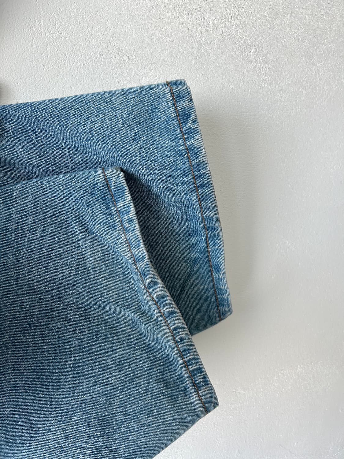 버터굿즈 weathergear 데님 배기 팬츠 / 블루,30 상품이미지6