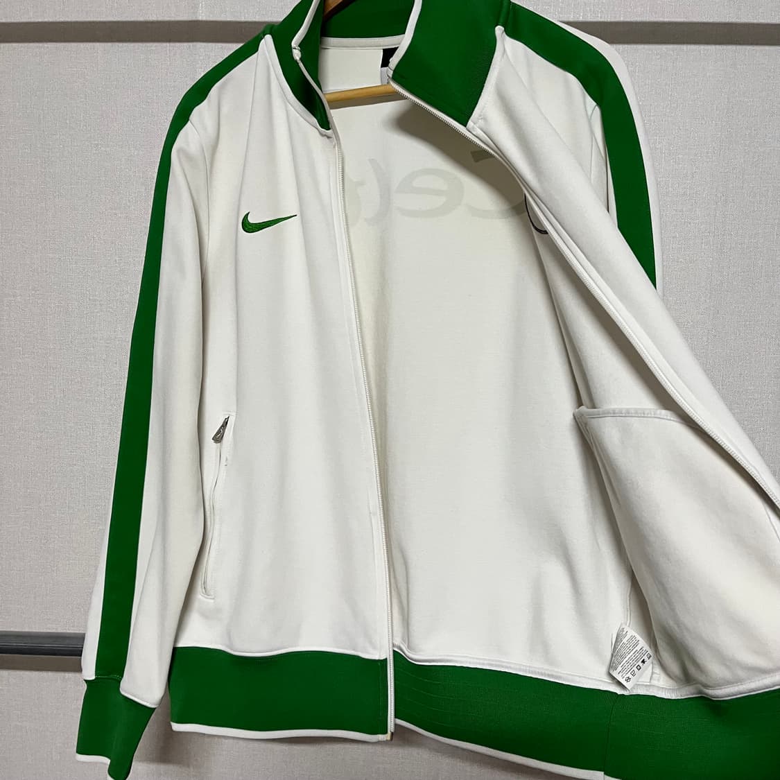 나이키 셀틱 풋볼 트랙탑 화이트/그린 M 상품이미지8