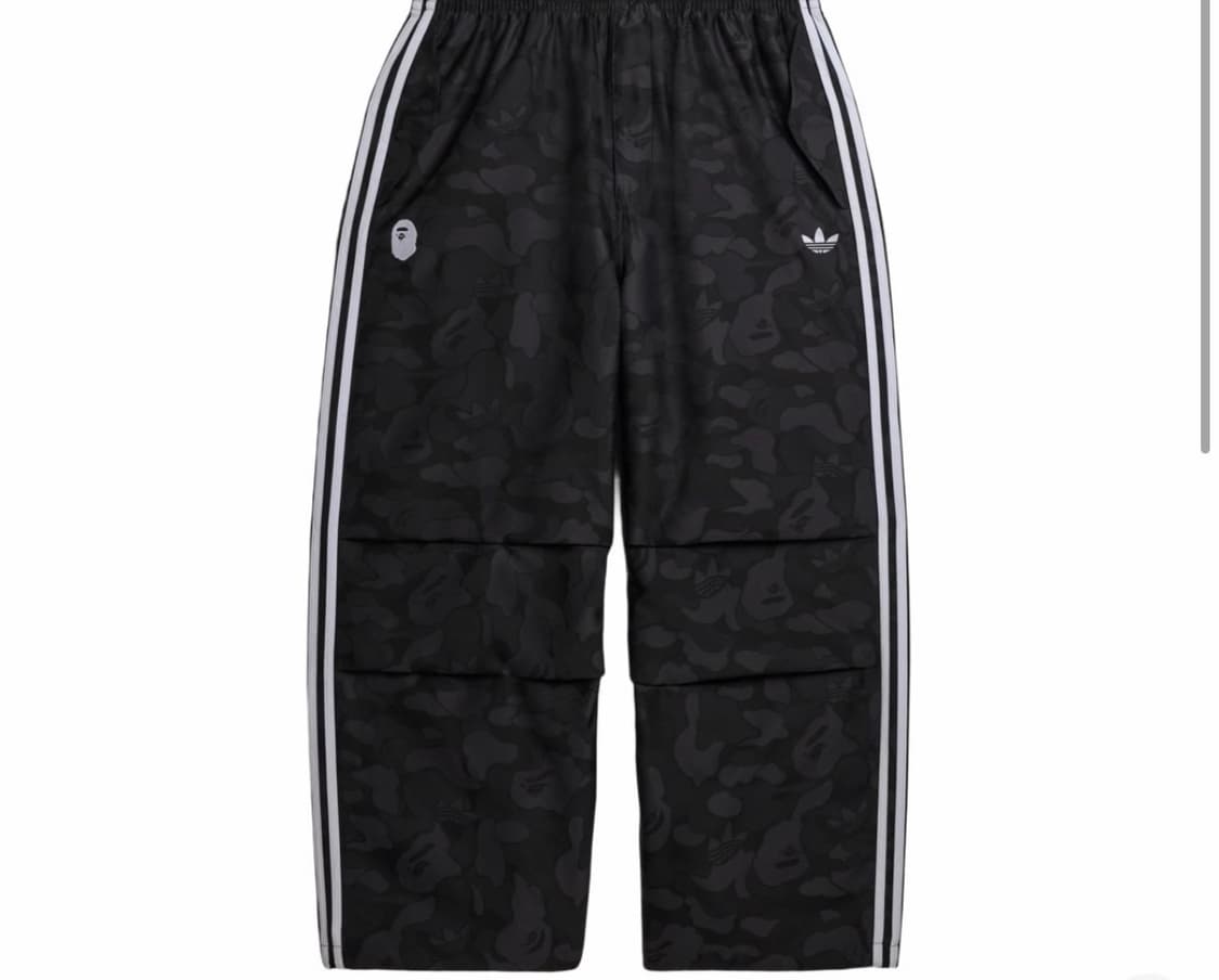 아디다스x베이프 자카드 팬츠 블랙 US 사이즈 XL 상품이미지1