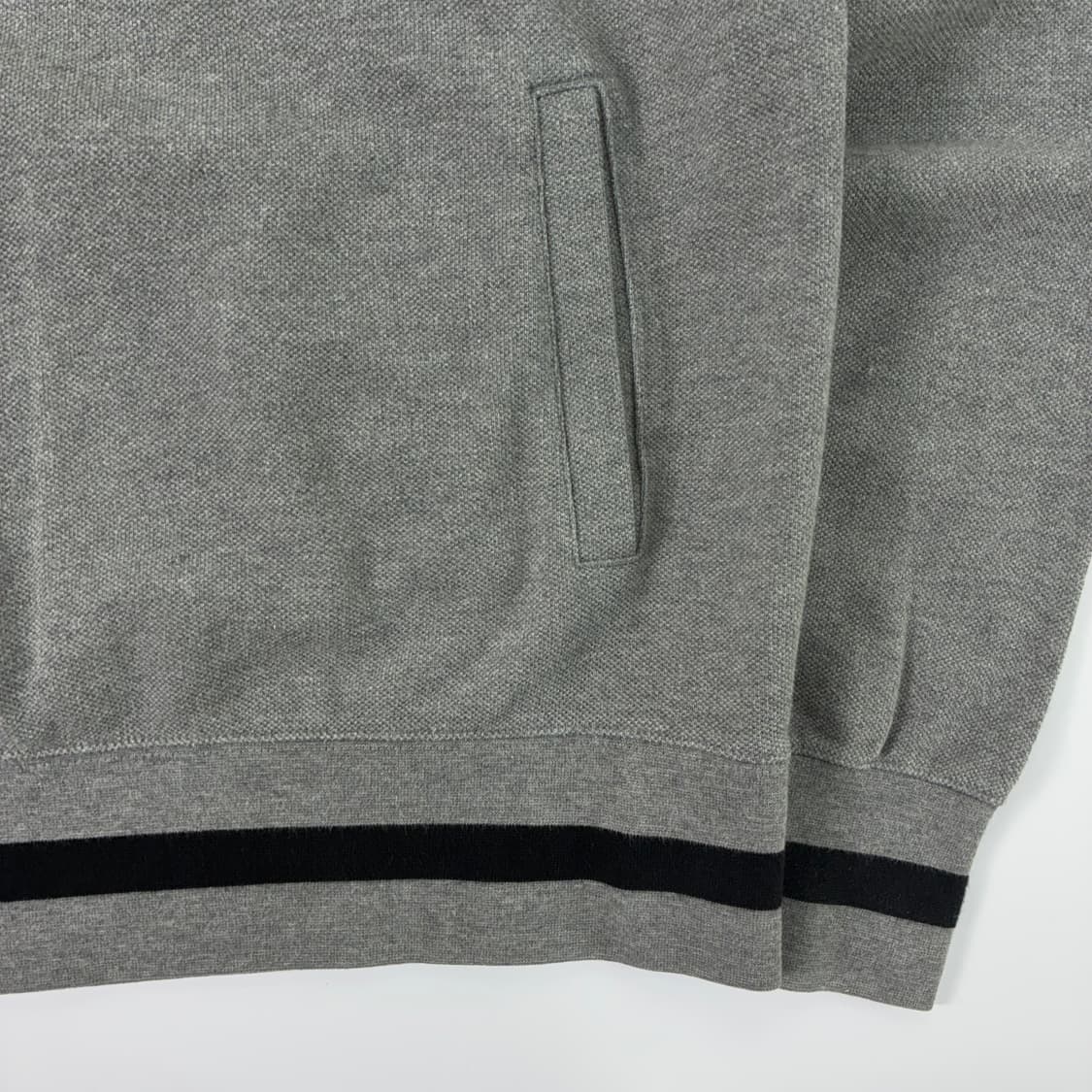 Fred perry  프레드페리 팁드 그레이 니트 후드티  상품이미지4