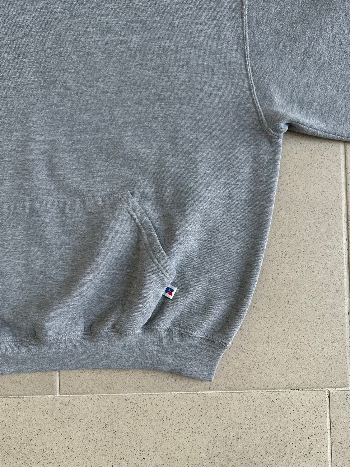 90s 빈티지 러셀 후드 그레이 L 상품이미지3